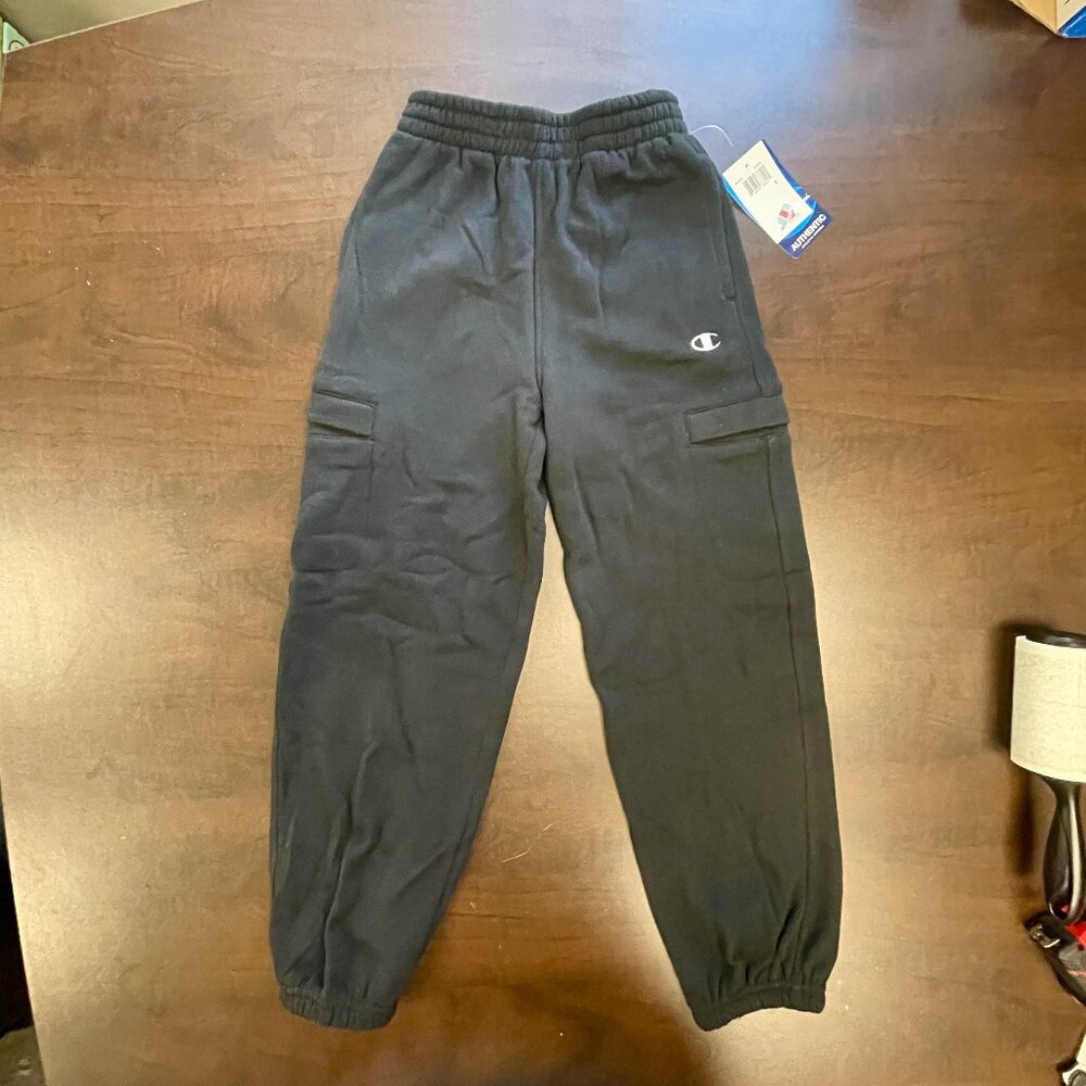 Champion Boys Sweatpants Size 6, Black
